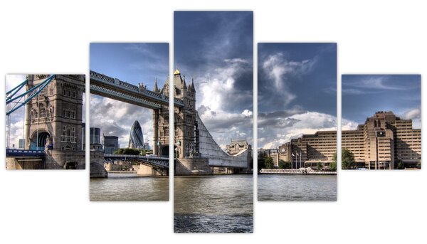 Obraz - Tower Bridge w Londynie (125x70 cm)