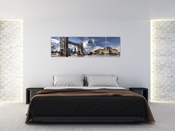 Obraz - Tower Bridge w Londynie (170x50 cm)