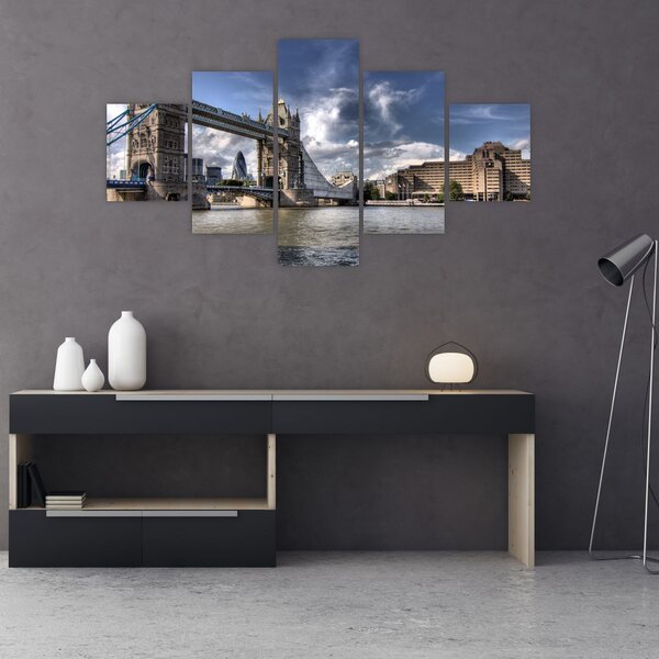 Obraz - Tower Bridge w Londynie (125x70 cm)