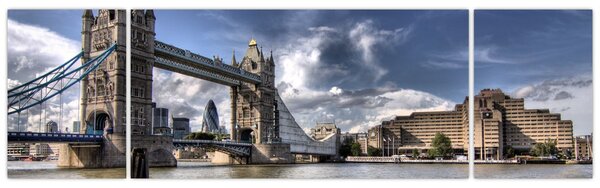 Obraz - Tower Bridge w Londynie (170x50 cm)