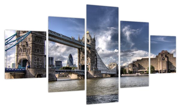 Obraz - Tower Bridge w Londynie (125x70 cm)