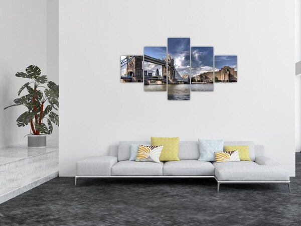 Obraz - Tower Bridge w Londynie (125x70 cm)