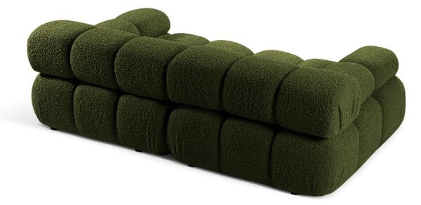 Zielona sofa modułowa z materiału bouclé 188 cm Bellis – Micadoni Home