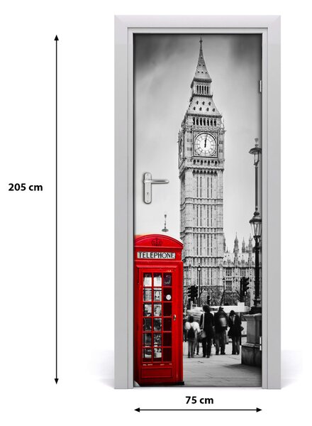 Fototapeta samoprzylepna na drzwi Big Ben Londyn