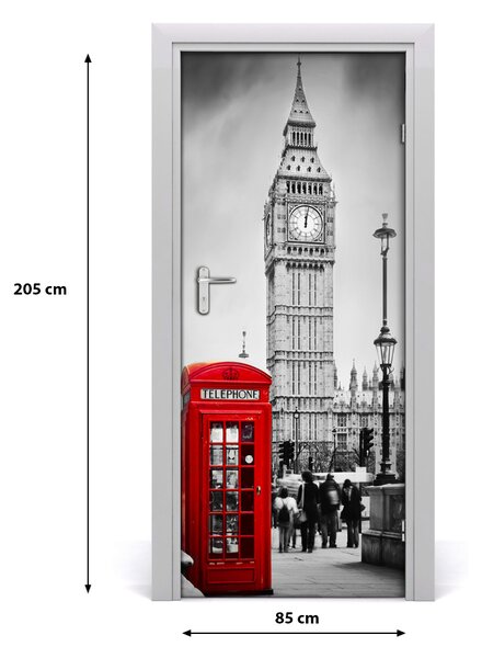 Fototapeta samoprzylepna na drzwi Big Ben Londyn
