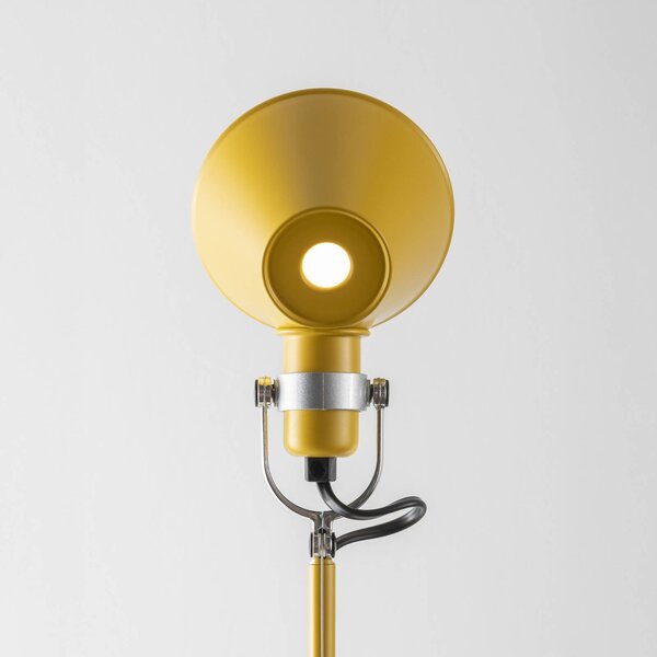 Artemide Lampa stołowa Tolomeo Micro, żółty / pomarańczowy, biuro, aluminium, design