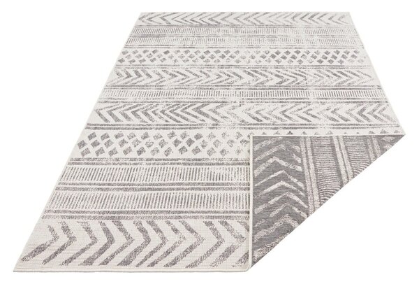 Szaro-kremowy dywan odpowiedni na zewnątrz NORTHRUGS Biri, 80x150 cm