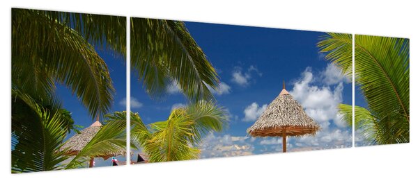 Obraz - Plaża z białym piaskiem (170x50 cm)