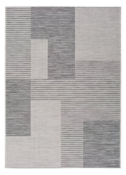 Szary dywan odpowiedni na zewnątrz Universal Cork Squares, 130x190 cm