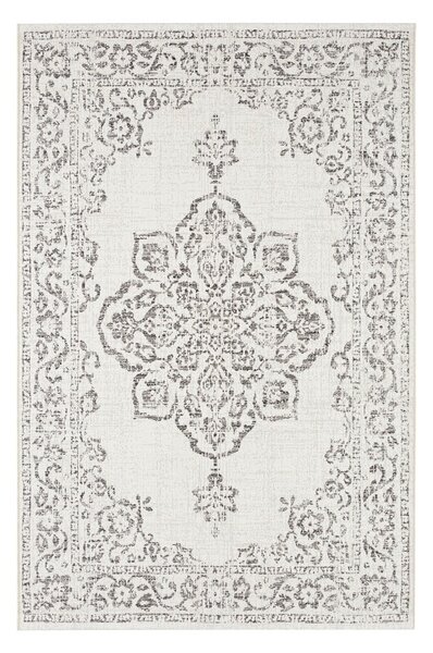 Szaro-kremowy dywan odpowiedni na zewnątrz NORTHRUGS Tilos, 120x170 cm