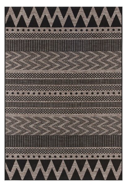 Czarno-beżowy dywan odpowiedni na zewnątrz NORTHRUGS Sidon, 200x290 cm