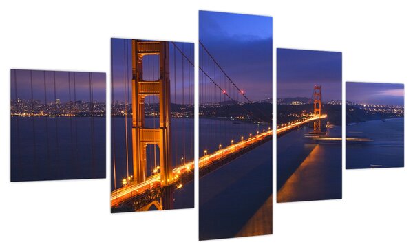 Obraz - Most Golden Gate (125x70 cm)