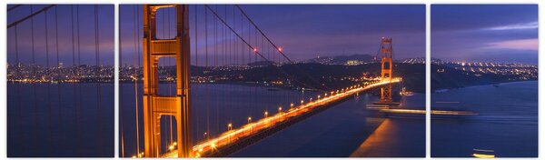 Obraz - Most Golden Gate (170x50 cm)