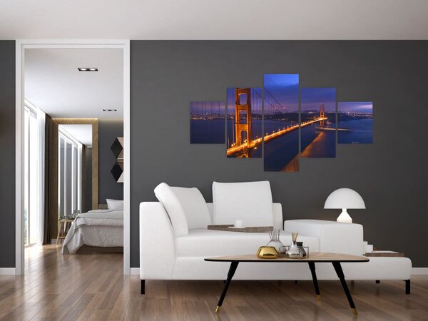 Obraz - Most Golden Gate (125x70 cm)