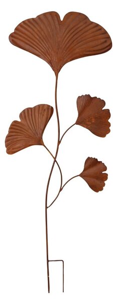 Metalowa wbijana dekoracja ogrodowa Ginkgo – Garden Pleasure