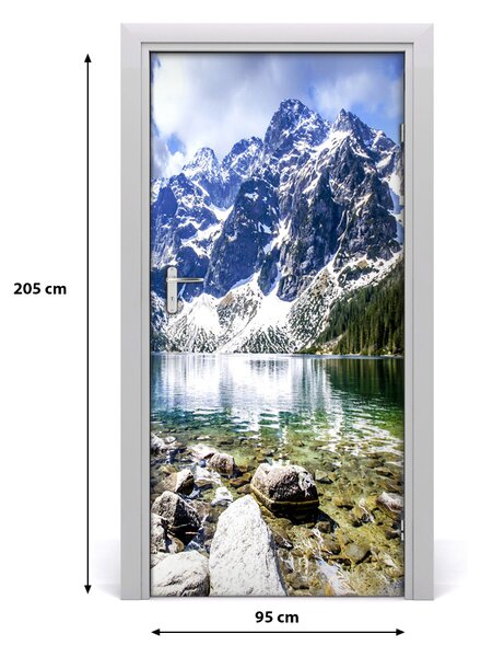 Naklejka fototapeta na drzwi Morskie oko Tatry