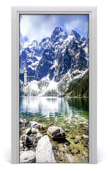 Naklejka fototapeta na drzwi Morskie oko Tatry