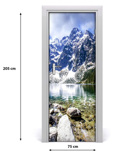 Naklejka fototapeta na drzwi Morskie oko Tatry