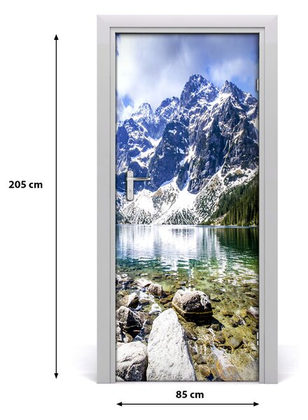 Naklejka fototapeta na drzwi Morskie oko Tatry