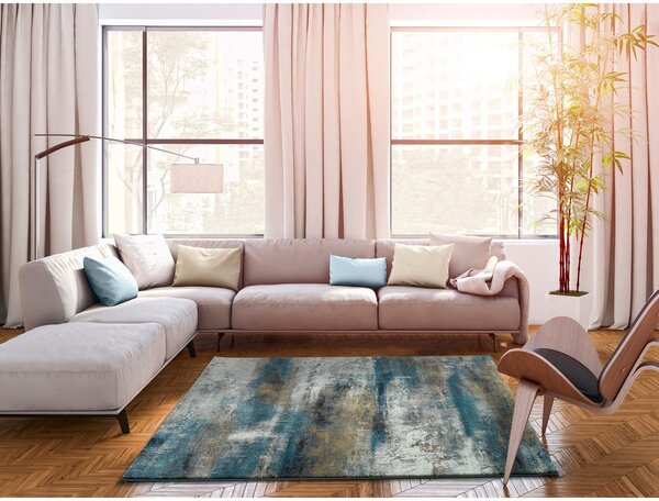 Niebieski dywan Universal Kalia Abstract, 140x200 cm