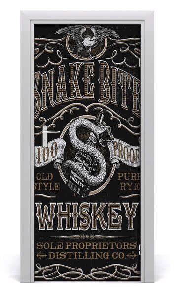 Naklejka fototapeta na drzwi Powiedzenia Whiskey