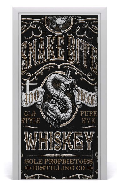 Naklejka fototapeta na drzwi Powiedzenia Whiskey