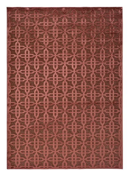 Czerwony dywan z wiskozy Universal Margot, 60x110 cm
