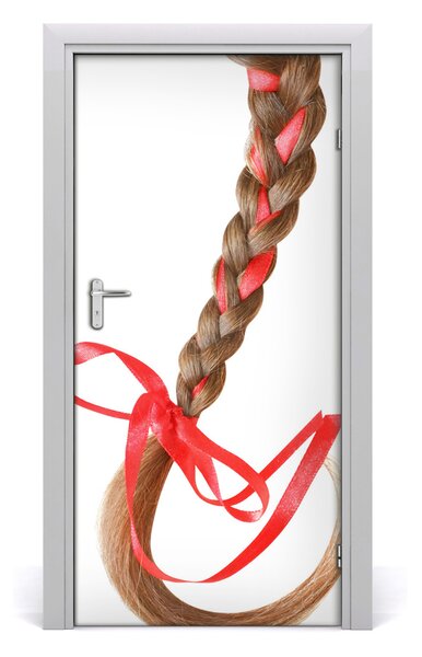 Naklejka fototapeta na drzwi do domu Warkocz