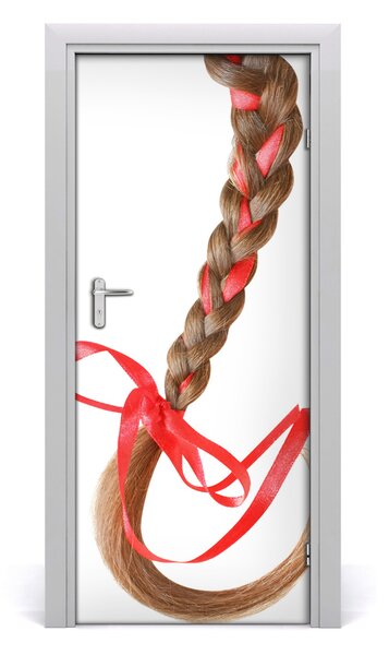 Naklejka fototapeta na drzwi do domu Warkocz