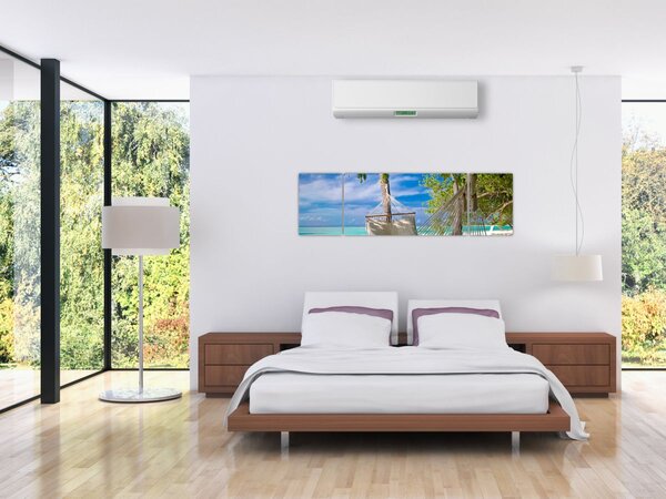 Obraz - Hamak na plaży (170x50 cm)