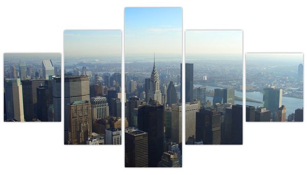 Obraz - Manhattan za dnia (125x70 cm)