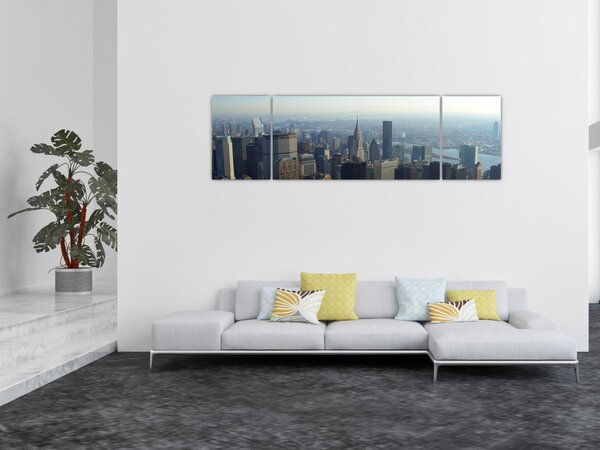 Obraz - Manhattan za dnia (170x50 cm)
