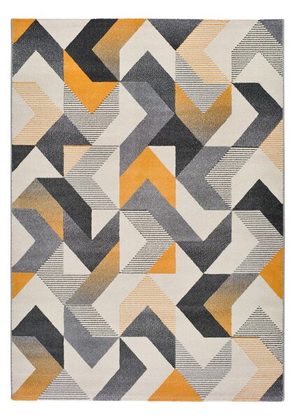Pomarańczowo-szary dywan Universal Gladys Abstract, 60x120 cm