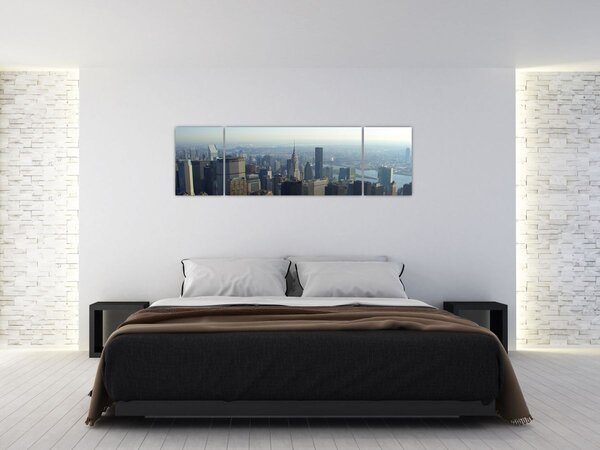 Obraz - Manhattan za dnia (170x50 cm)