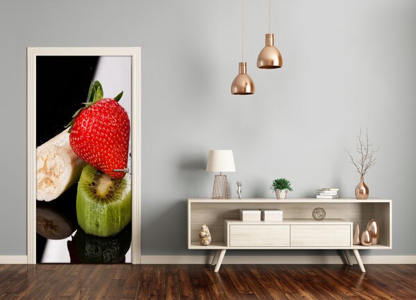 Okleina samoprzylepna fototapety na drzwi Owoce