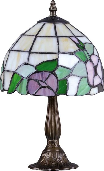 Lampka stołowa z witrażowym kloszem - S942 B2-P99