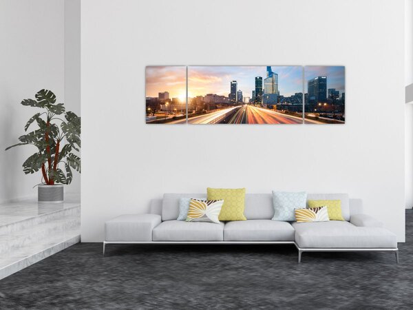 Obraz - Droga wielkiego miasta (170x50 cm)
