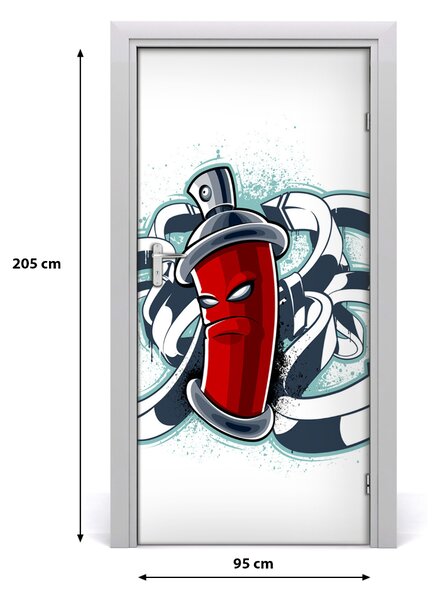 Fototapeta samoprzylepna na drzwi Graffiti