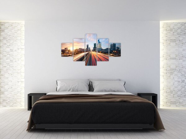 Obraz - Droga wielkiego miasta (125x70 cm)