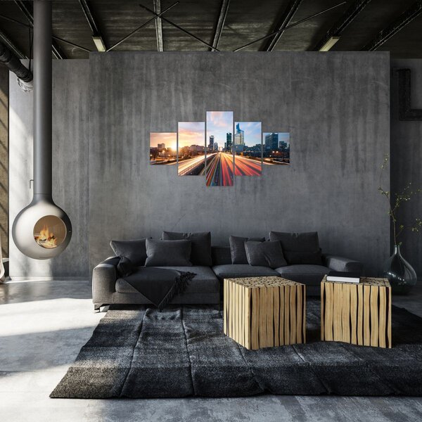 Obraz - Droga wielkiego miasta (125x70 cm)