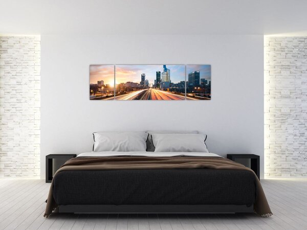 Obraz - Droga wielkiego miasta (170x50 cm)