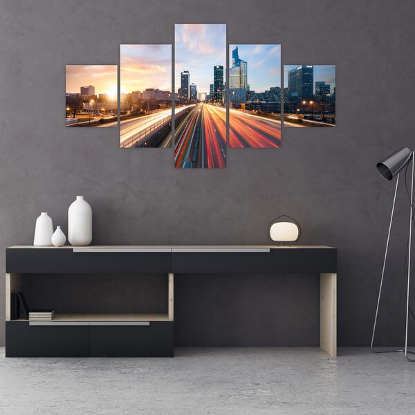 Obraz - Droga wielkiego miasta (125x70 cm)