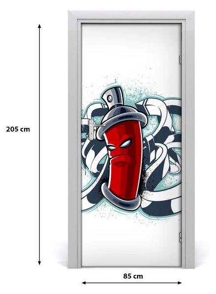 Fototapeta samoprzylepna na drzwi Graffiti