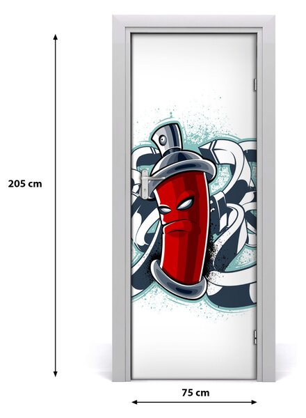 Fototapeta samoprzylepna na drzwi Graffiti