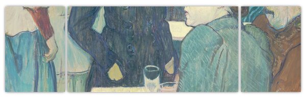 Obraz - Henri de Toulouse-Lautrec, A Corner of the Moulin de la Galette, reprodukcje (170x50 cm)