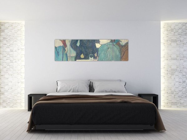 Obraz - Henri de Toulouse-Lautrec, A Corner of the Moulin de la Galette, reprodukcje (170x50 cm)