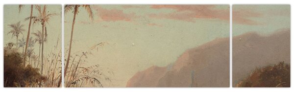 Obraz - Camille Pissarro, A creek in st. Thomas (Virgin Islands), reprodukcje (170x50 cm)