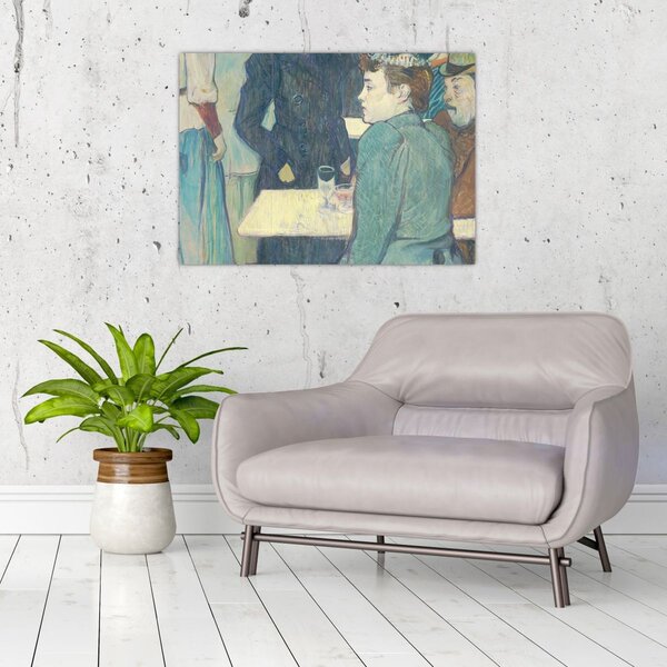 Obraz - Henri de Toulouse-Lautrec, A Corner of the Moulin de la Galette, reprodukcje (70x50 cm)