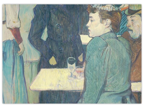 Obraz - Henri de Toulouse-Lautrec, A Corner of the Moulin de la Galette, reprodukcje (70x50 cm)