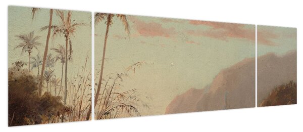 Obraz - Camille Pissarro, A creek in st. Thomas (Virgin Islands), reprodukcje (170x50 cm)